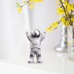 3xCute Spaceman Statue Astronaut Sculpture Gifts Hotel Nursery Decor Crafts Silver Victory|Home & Garden | Home Decor| Figurines - Image 3