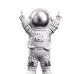3xCute Spaceman Statue Astronaut Sculpture Gifts Hotel Nursery Decor Crafts Silver Victory|Home & Garden | Home Decor| Figurines - Image 4