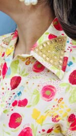 Designer Muslin Printed Co-ord Set - Image 3