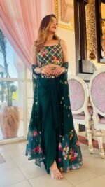 Sarong dress for mehendi /wedding mehendi & sangeet outfit - Image 3