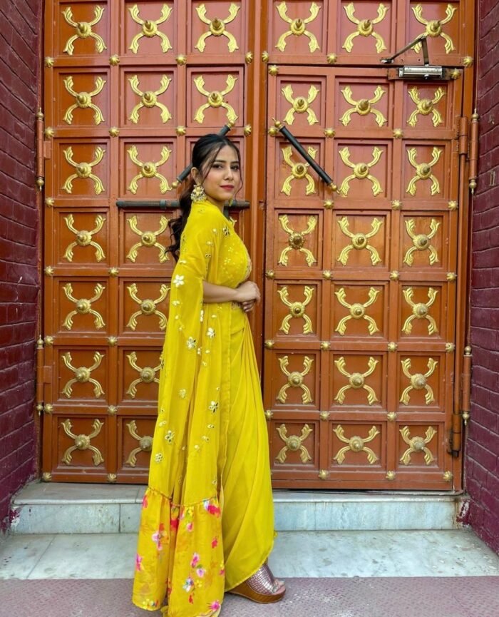 Yellow 3pc Dress - Image 2
