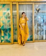 Sarong dress for mehendi /wedding mehendi & sangeet outfit - Image 8