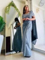 Indowestern & Designer cocktail Pre-draped saree