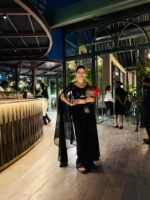 Get This Heena Gehani’s Black Coctail Look with pure handwork - Image 2