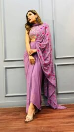 Ready to wear party wear Designer sarong  draped Saree