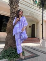 Kaftan style ethnic co-ord set for women’s - Image 2