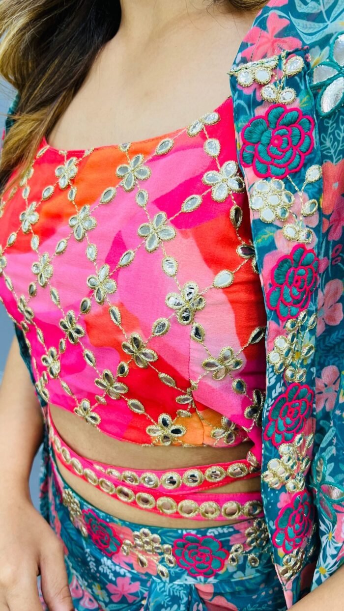 This wedding season brides flaunt your Mehendi & Haldi Look with this designer Lungi and sarong dress - Image 7