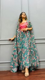 Sarong dress for mehendi /wedding mehendi & sangeet outfit - Image 10