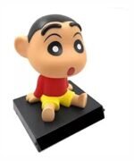 AUGEN Super Hero Shinchan Action Figure Limited Edition Bobblehead with Mobile Holder for Car Dashboard, Office Desk & Study Table (Pack of 1)