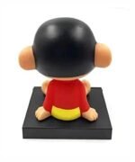 AUGEN Super Hero Shinchan Action Figure Limited Edition Bobblehead with Mobile Holder for Car Dashboard, Office Desk & Study Table (Pack of 1)
