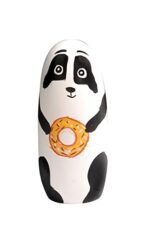 CHANNAPATNA TOYS Indian Wooden Panda Russian Nesting Dolls for Kids (2 Years+) - 6 Inch Multicolor - Set of 5 pcs | Activity Toy for Babies