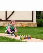 Channapatna Toys Wooden Bowling Pins & Roly Poly Toys Set for Kids, Babies (2 Years+) - Non Toxic Colors, Indoor & Outdoor Game, Fun Learning Toy for Kids