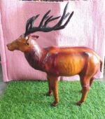 Handmade Deer Decorative Showpiece - 15 Inch (Paper Mache)