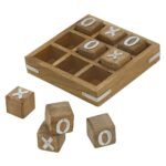 India Meets India Tic Tac Toe Wooden Puzzle Game Brain Handmade | Best Gifts