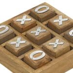 India Meets India Tic Tac Toe Wooden Puzzle Game Brain Handmade | Best Gifts