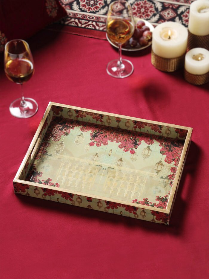 Botanica Medium Rectangle Lacquer Tray