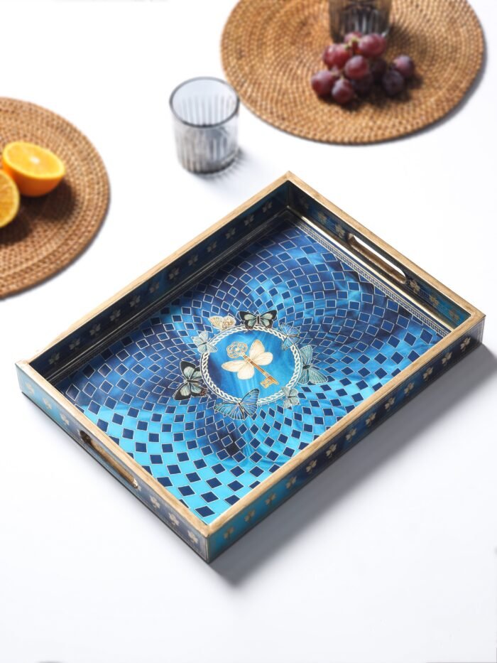 Fauna Printed Rectangle Large Tray