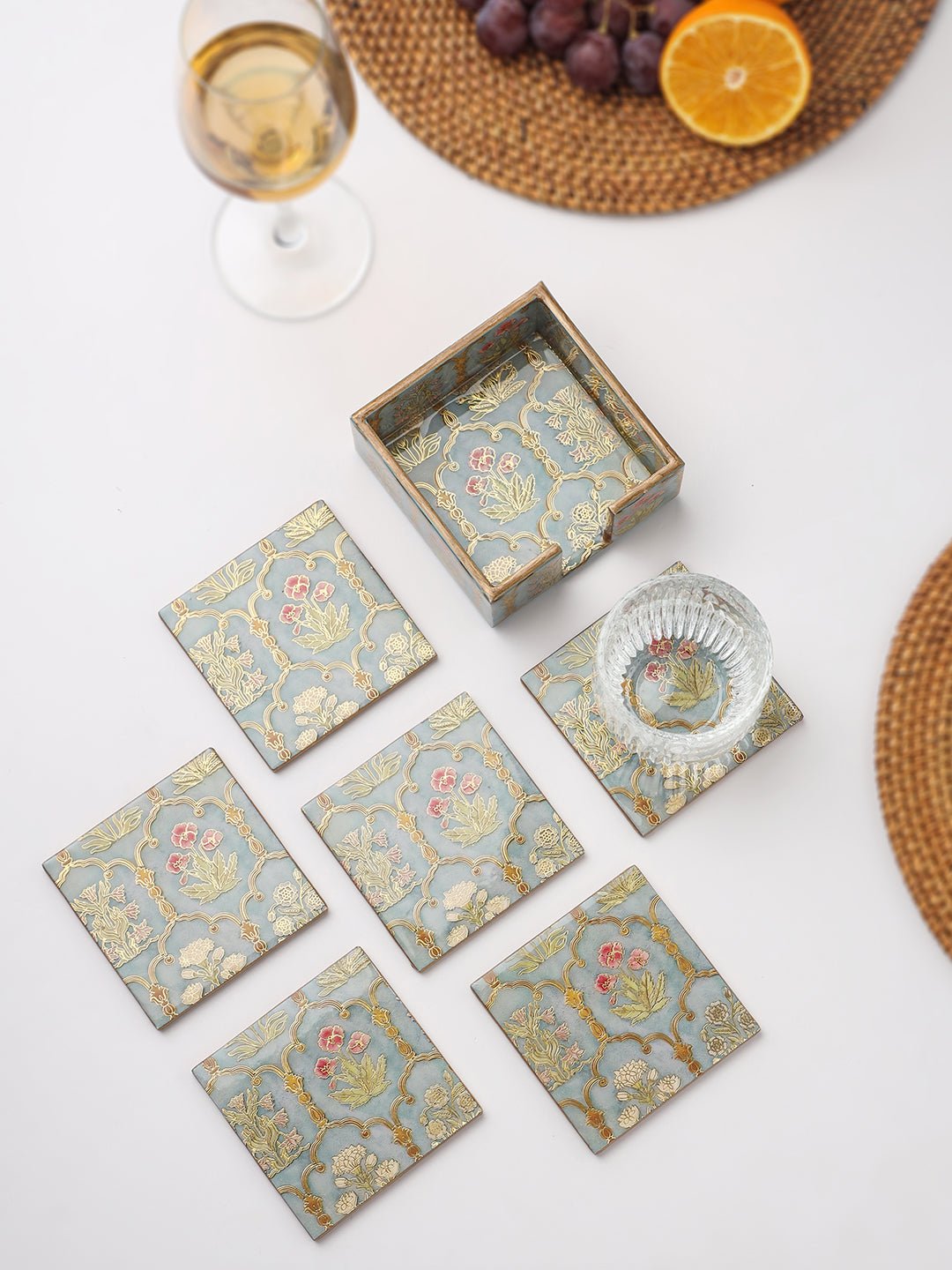 Floare Set Of 6 Coaster Floare Set Of 6 Coaster