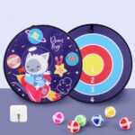 Spot Wholesale Children's Sticky Ball Dart Board Cartoon Fun Dart Board Plus Velvet A Variety Of Creative Cartoon - Image 8