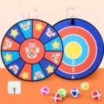 Spot Wholesale Children's Sticky Ball Dart Board Cartoon Fun Dart Board Plus Velvet A Variety Of Creative Cartoon - Image 10