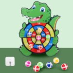 Spot Wholesale Children's Sticky Ball Dart Board Cartoon Fun Dart Board Plus Velvet A Variety Of Creative Cartoon - Image 5