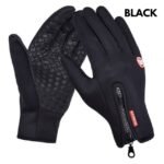 Winter Gloves Touch Screen Riding Motorcycle Sliding Waterproof Sports Gloves With Fleece - Image 9