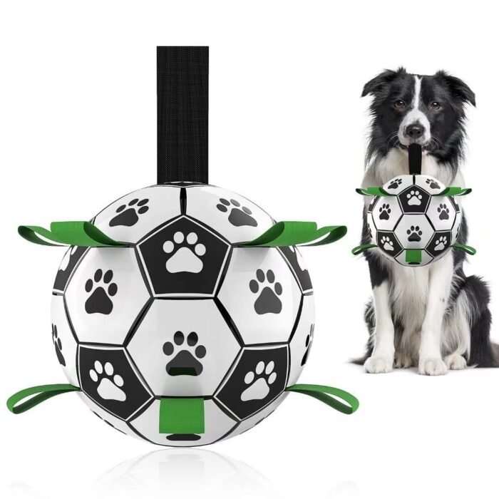 Interactive Dog Football Toy Soccer Ball Inflated Training Toy For Dogs Outdoor Border Collie Balls For Large Dogs Pet Supplies - Image 1