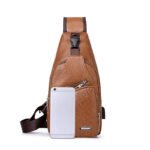 Casual Fashion Men's USB Charging Chest Bag - Image 10
