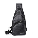 Casual Fashion Men's USB Charging Chest Bag - Image 3