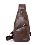 Casual Fashion Men's USB Charging Chest Bag - Image 2
