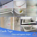 Bath & Kitchen Caulk Tape Sealant Strip, PVC Self-Adhesive Tub & Wall Sealing Tape, Shower Tile Sealer -2PCS-Selling On Temu Is Prohibited - Image 2