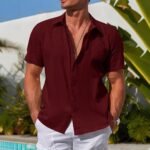 European And American Summer Men's Vacation Style Casual Shirt - Image 3