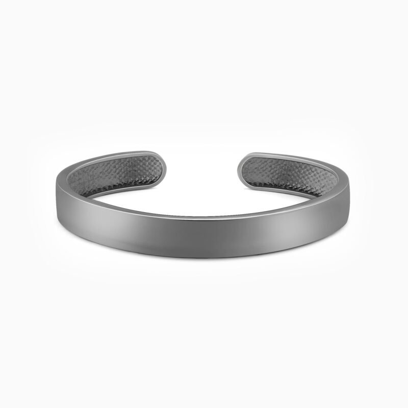 Black Rhodium Gladiator Half Kada For Him