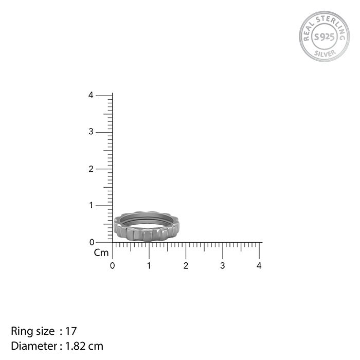 Black Rhodium Midnight Rider Ring For Him