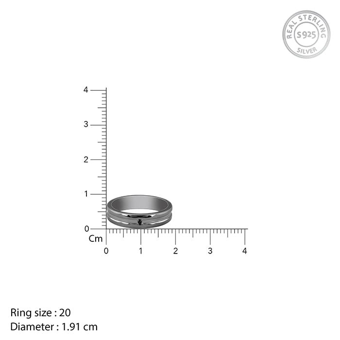 Black Rhodium Wild Wind Ring For Him Black Rhodium Wild Wind Ring For Him