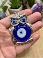 Blue and Silver Evil Eye Keychain for Bike/Car – Stylish, Protective & Anti-Rust Key Ring, Durable Design, Perfect for Riders & Drivers, Adds Unique Touch to Your...