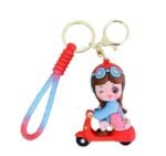 Cute 3D Cartoon Design Keychains for Car/Bike Keys, Office/Home Keys, Stylish KeyChain for Girls & Boys Pack of 1