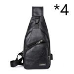 Casual Fashion Men's USB Charging Chest Bag - Image 9