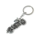 Generic BONBURYChrome Plated Bike Key Chain Ring Bullet Electra Classic Thunderbird for Harley Davidson | Rubber