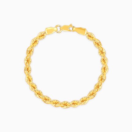 Golden Rope Bracelet For Him