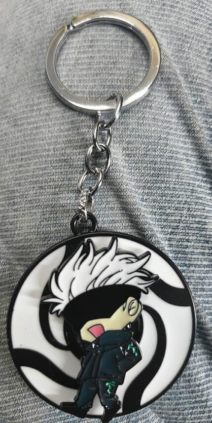 MIK JUJUTSU KAISEN GOJO SATORU PREMIUM 360 DEGREE ROTATE KEY CHAIN