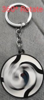 MIK PANDA 360 DEGREE ROTATE PREMIUM METAL KEY CHAIN