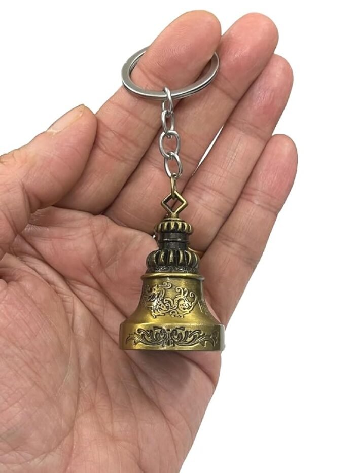 numeroastro Guardian Bell KeyChain Tibetan Key Chain Good Luck Key Chain Guardian Bell KeyChain For Bike (1 Pc)