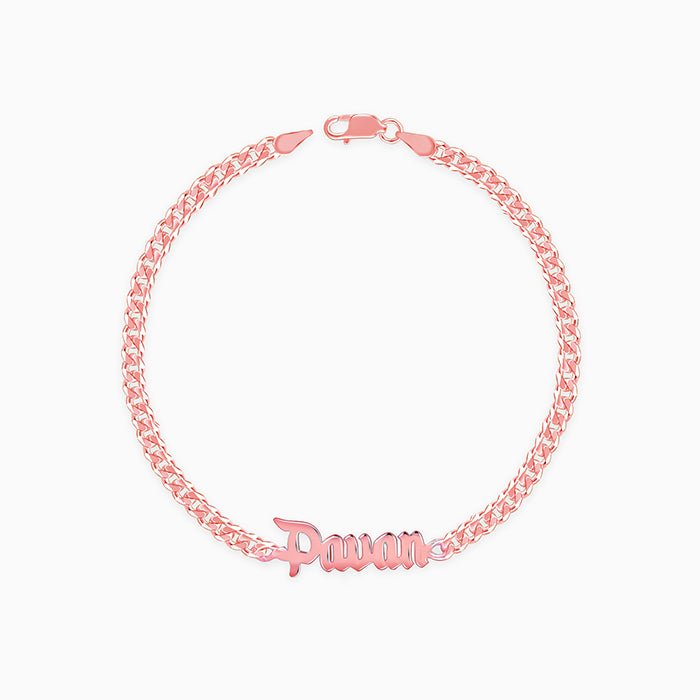 Rose Gold Personalised Timeless Classic Bracelet For Him