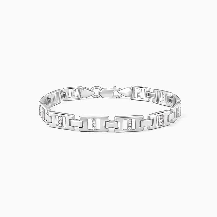 Silver Classic Bold Bracelet For Him Silver Classic Bold Bracelet For Him